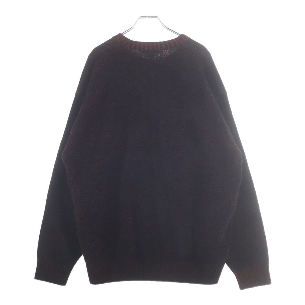 SUPREME(シュプリーム) 2024SS Contrast Arc Sweater コントラストアークセーター レッド