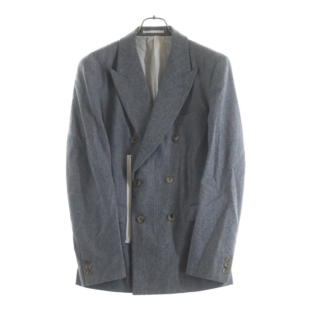 COMME des GARCONS(コムデギャルソン) 4AW ウール ZIP ダブルブレスト テーラードジャケット グレー PN-J048