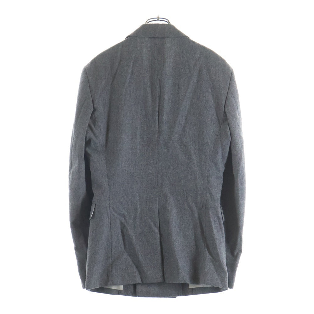 COMME des GARCONS(コムデギャルソン) 4AW ウール ZIP ダブルブレスト テーラードジャケット グレー PN-J048