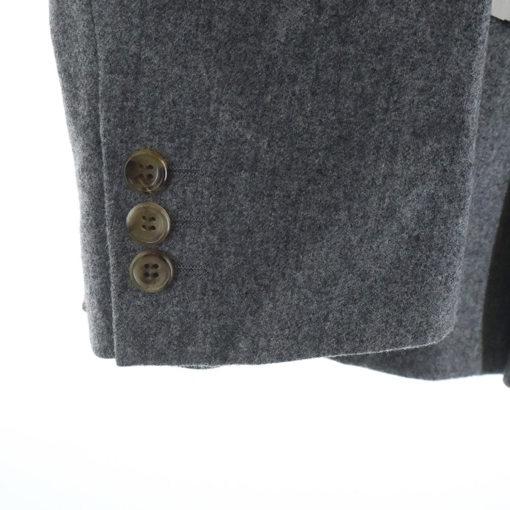 COMME des GARCONS(コムデギャルソン) 4AW ウール ZIP ダブルブレスト テーラードジャケット グレー PN-J048