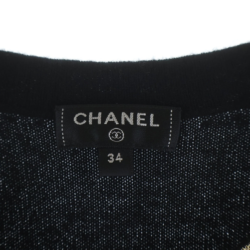 CHANEL(シャネル) カシミヤ混 ニット ブラック #34 P65639K61303 レディース