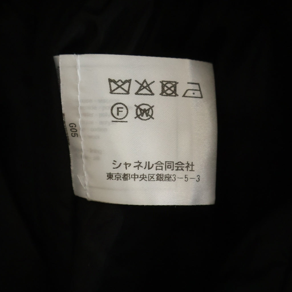CHANEL(シャネル) ココボタン ツイード チェックプリーツスカート ブラック #34 P64067V49039 レディース