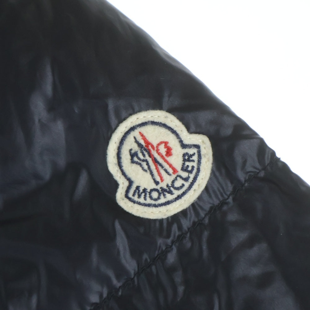 MONCLER(モンクレール) LANSING ワッペンロゴ ジップアップ ダウンジャケット ブラック 45369/50/53029 レディース