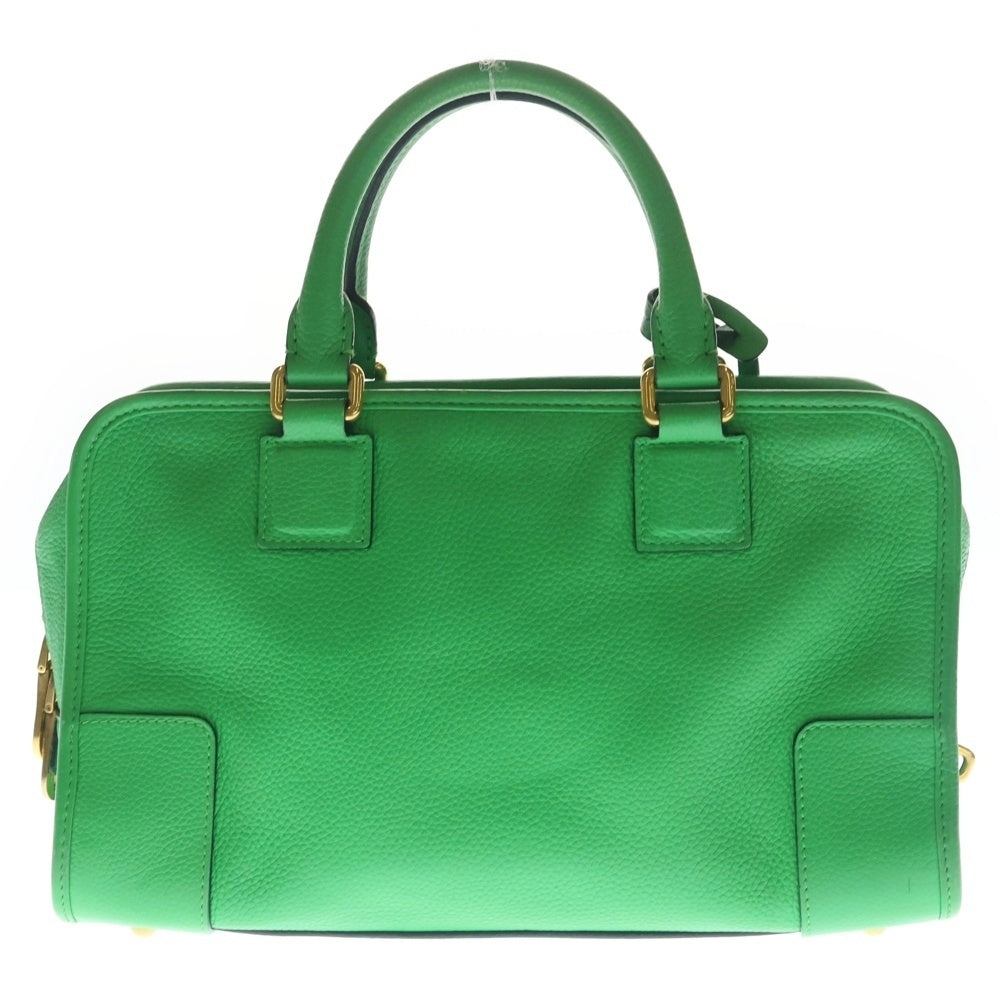 LOEWE(ロエベ) ロエベ アマソナ28 リミテッドエディション ボストンバッグ ハンドバッグ グリーン レザー ゴールド金具 レディース