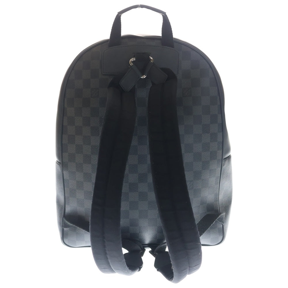LOUIS VUITTON(ルイヴィトン) ダミエグラフィット ジョッシュ リュックサック バックパック ブラック レザー×PVC N41473 シルバー金具