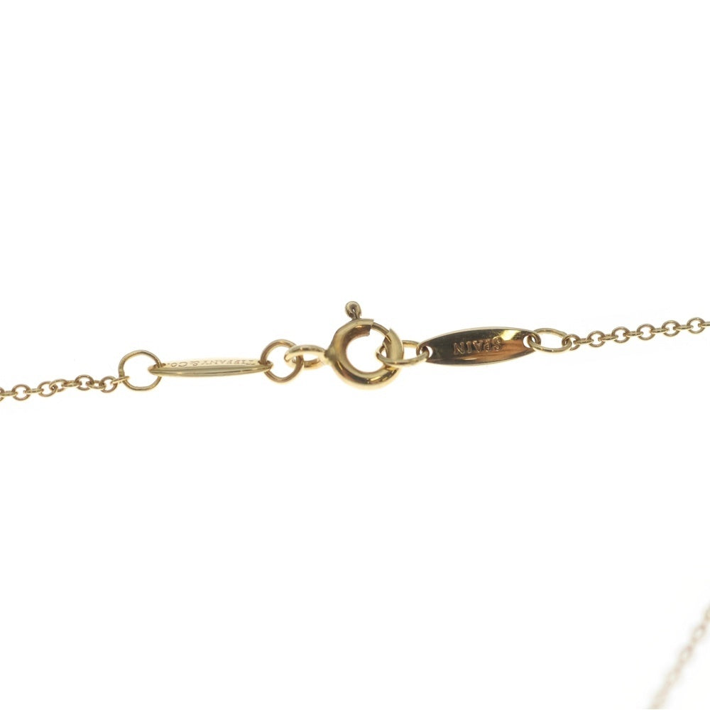 TIFFANY & Co.(ティファニー) バイザヤード ペアシェイプ ダイヤネックレス ペンダント チェーン ゴールド Au750YG レディース