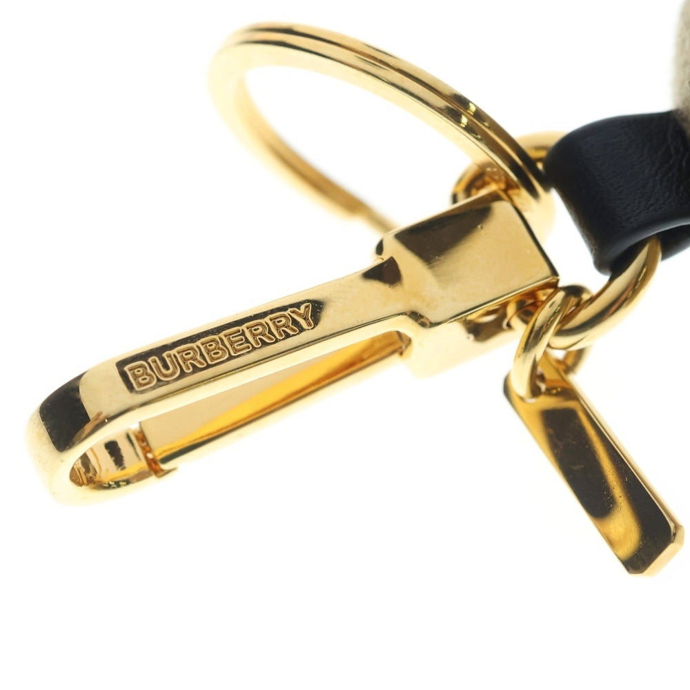 BURBERRY(バーバリー) トーマスベア テディベア ノバチェック総柄 バッグチャーム キーホルダー ベージュ レディース