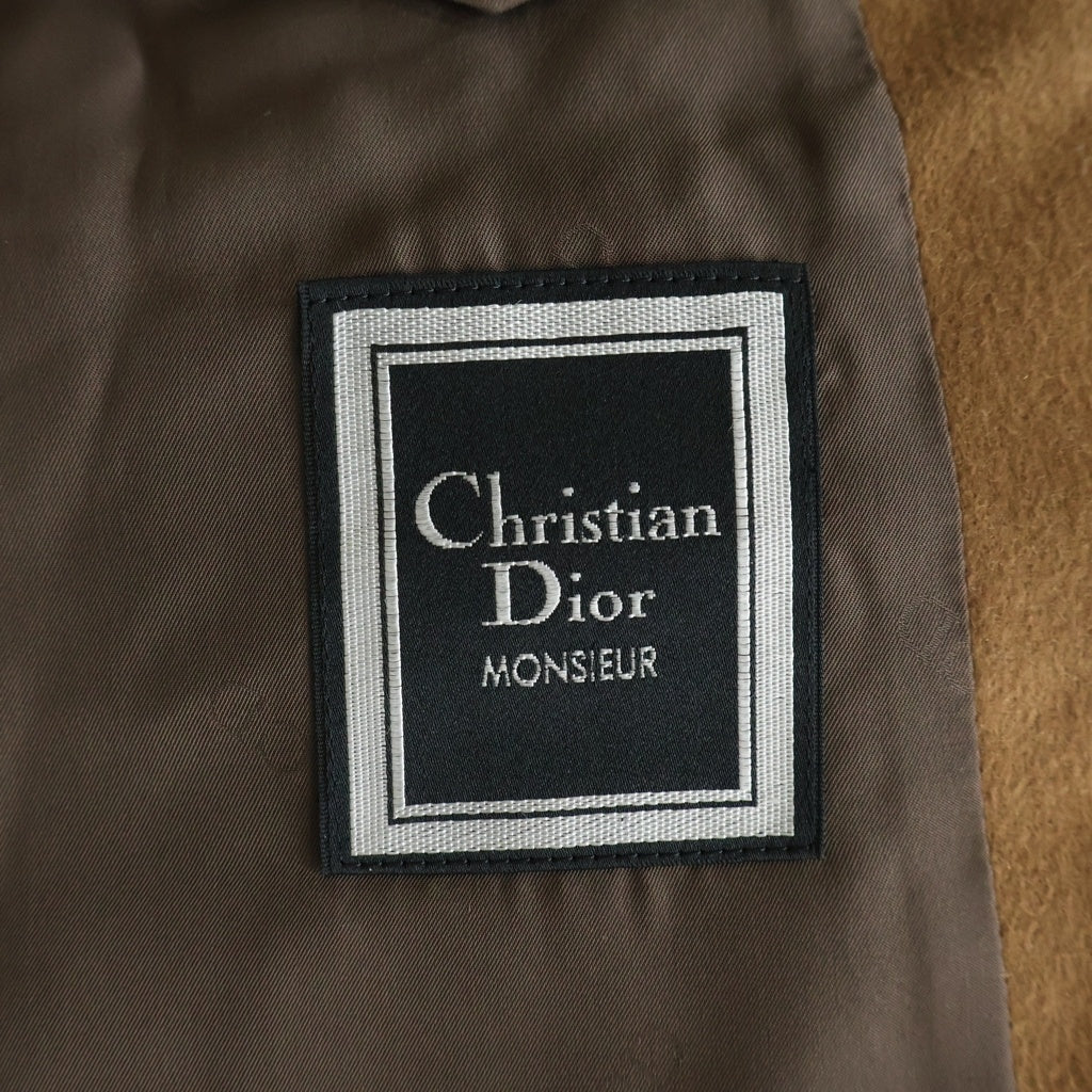 Christian Dior MONSIEUR(クリスチャンディオールムッシュ) カシミヤ ステンカラー コート ブラウン