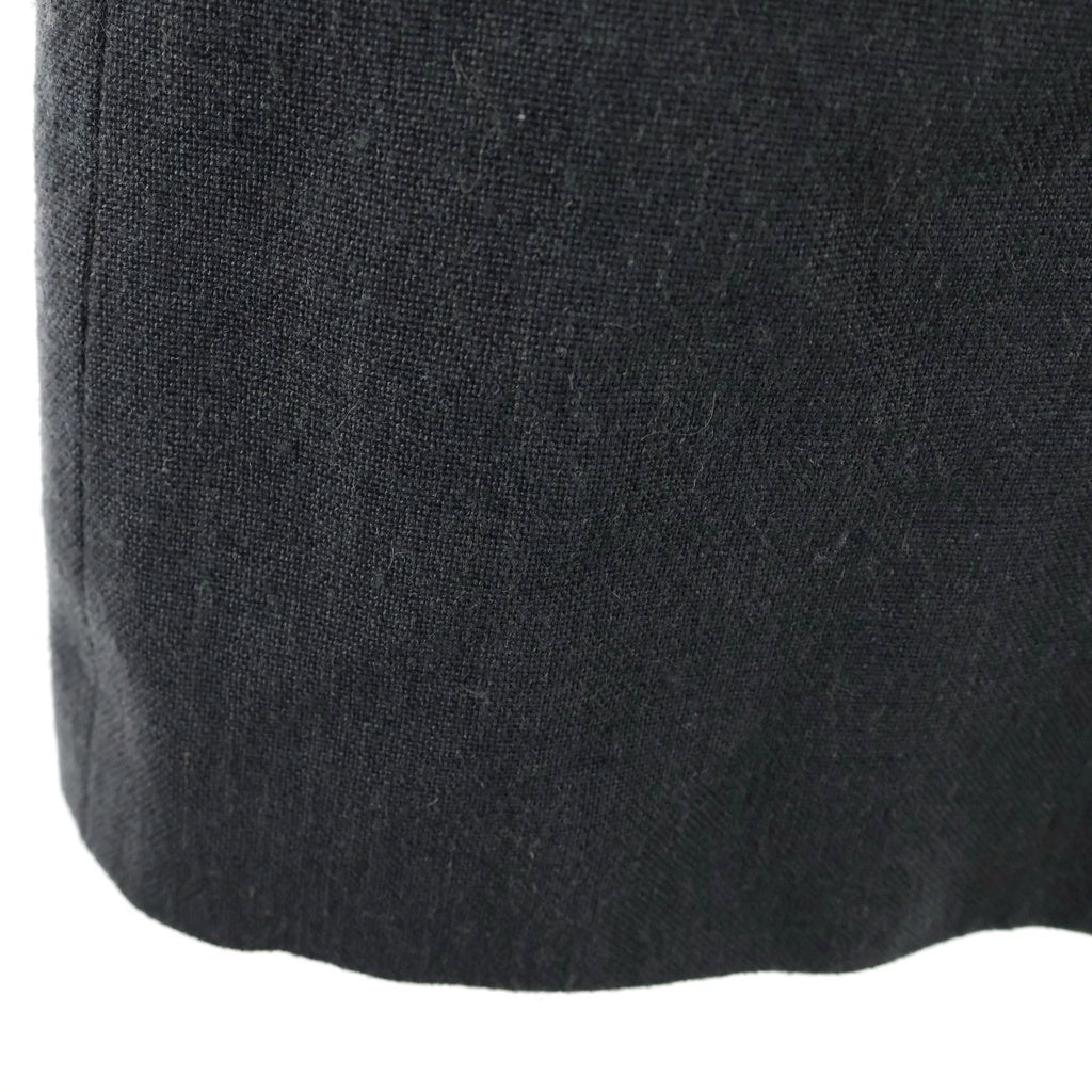 COMME des GARCONS(コムデギャルソン) 95AW レーヨン混 ナローラペル 3B ロング テーラードジャケット チェスターコート グレー AD1995 IJ-04018S