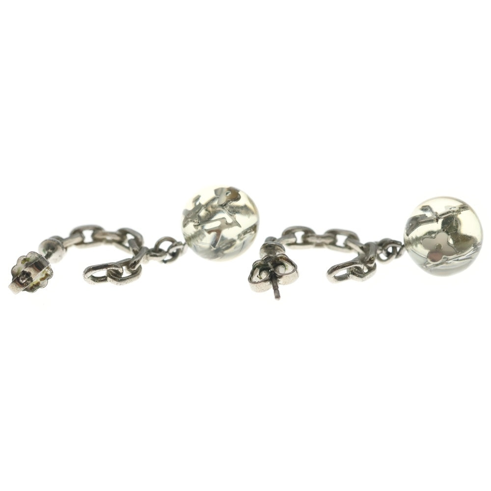 LOUIS VUITTON(ルイヴィトン) ブークル ドレイユ ブュール アンクルージョン ピアス クリア×シルバー M65542 レディース