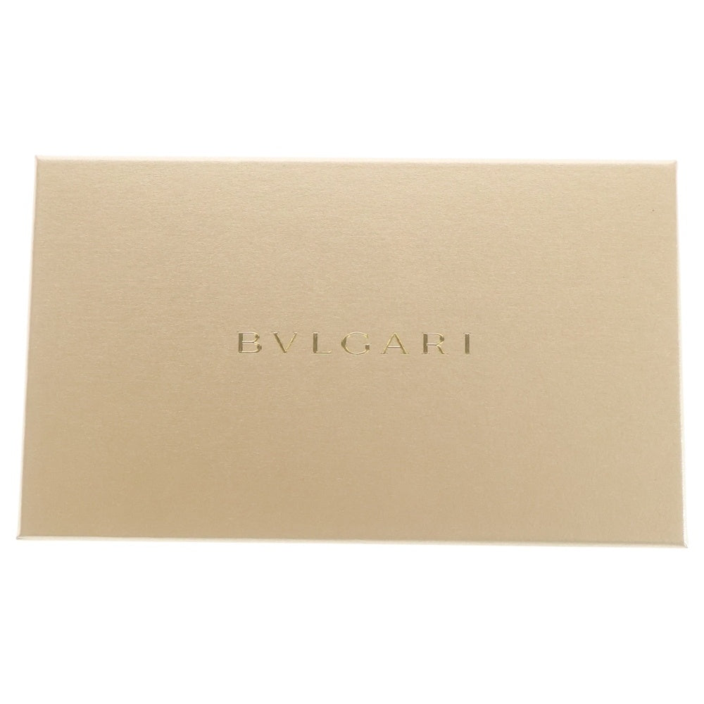 BVLGARI(ブルガリ) ブルガリブルガリ 二つ折り長財布 ロングウォレット カードケース ブラック×グリーン レザー 291156 シルバー金具