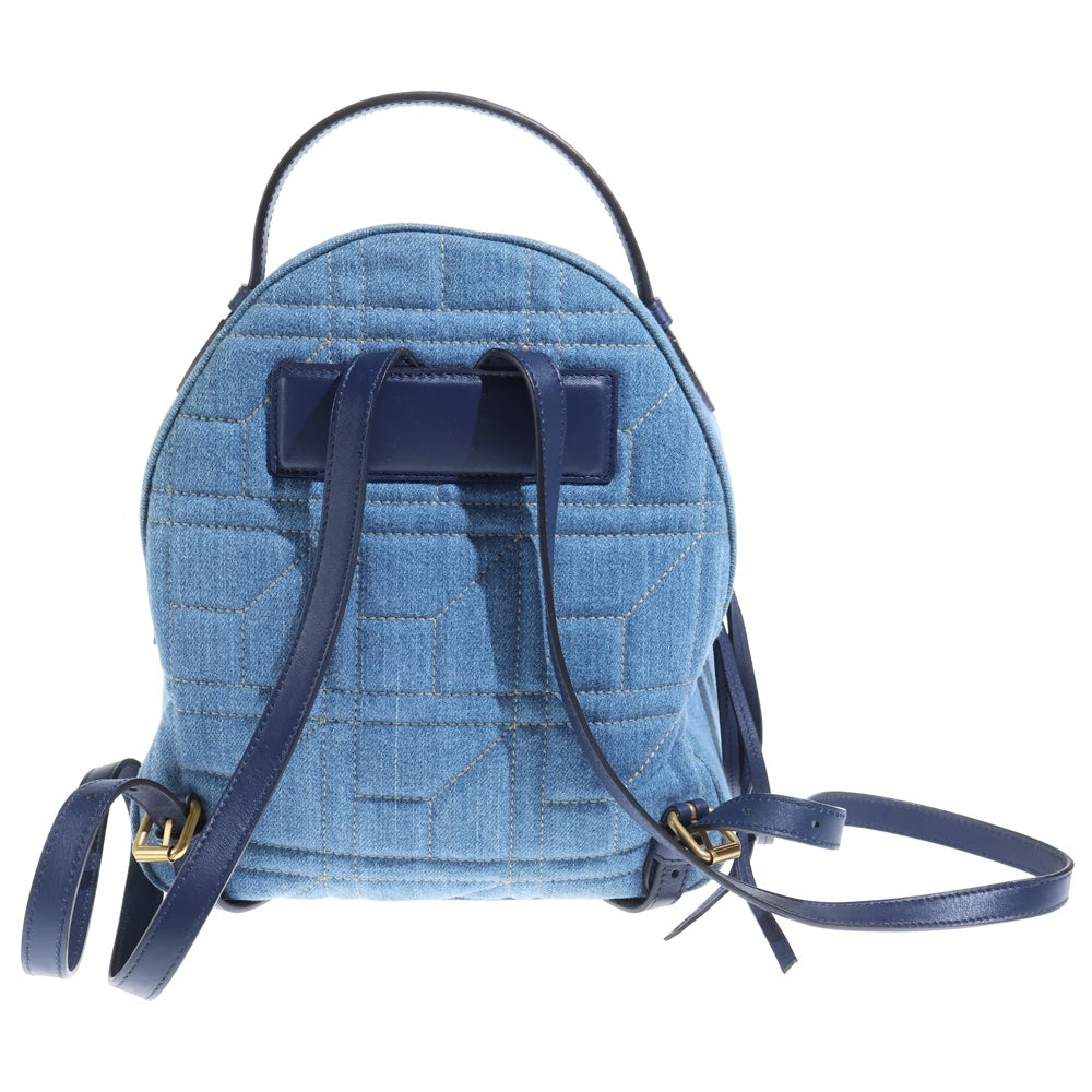 GUCCI(グッチ) GGマーモント デニム バックパック リュックサック インディゴ 476671 レディース