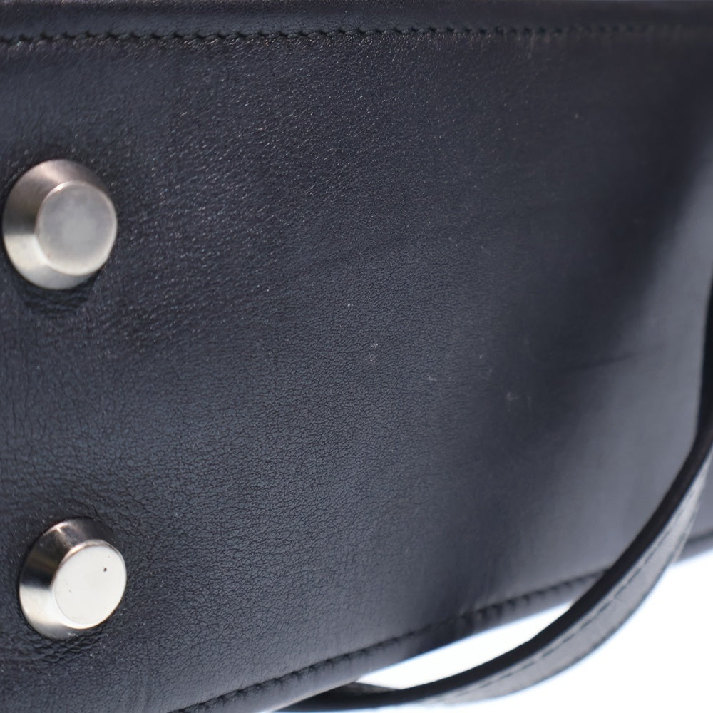 BALENCIAGA(バレンシアガ) トライアングル 2WAYハンドバッグ ショルダーバッグ ブラック レザー 476975 シルバー金具 レディース