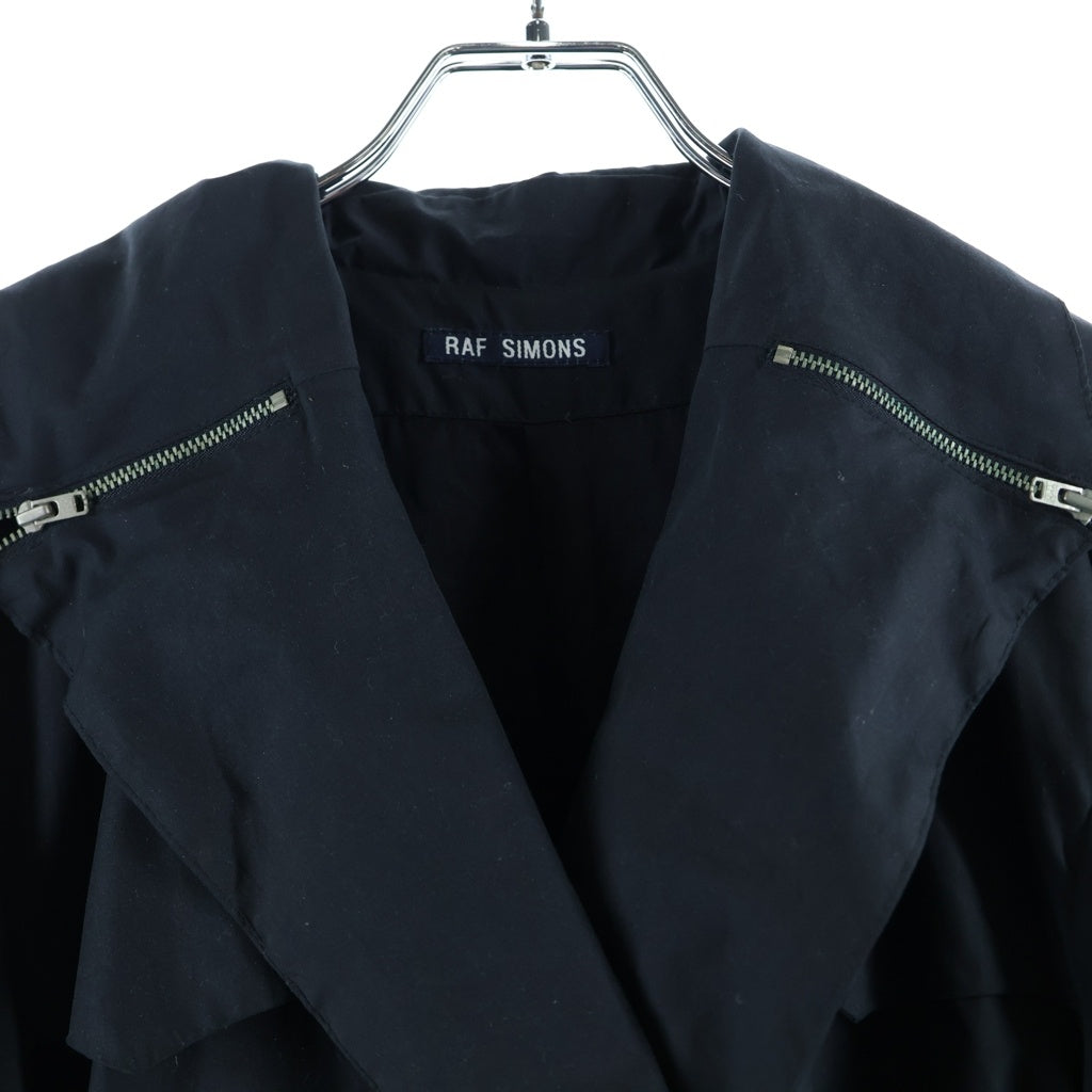 RAF SIMONS(ラフシモンズ) ロングトレンチコート ブラック