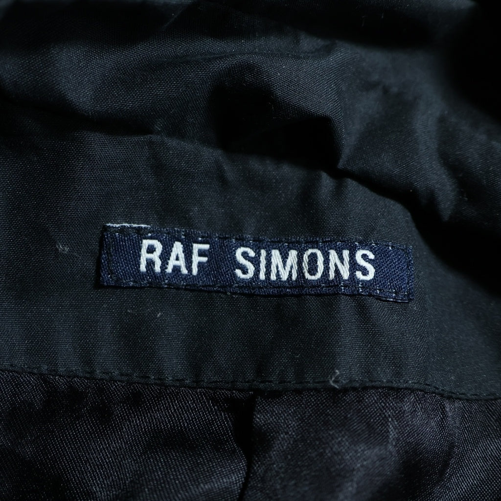 RAF SIMONS(ラフシモンズ) ロングトレンチコート ブラック