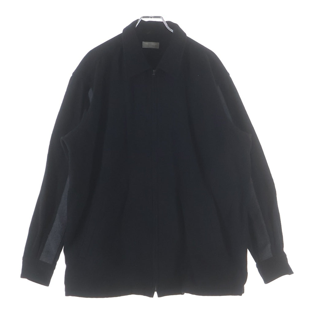 COMME des GARCONS HOMME(コムデギャルソンオム) 95AW AD1995 ウール サイドライン ジップアップジャケット ブラック HB-080030