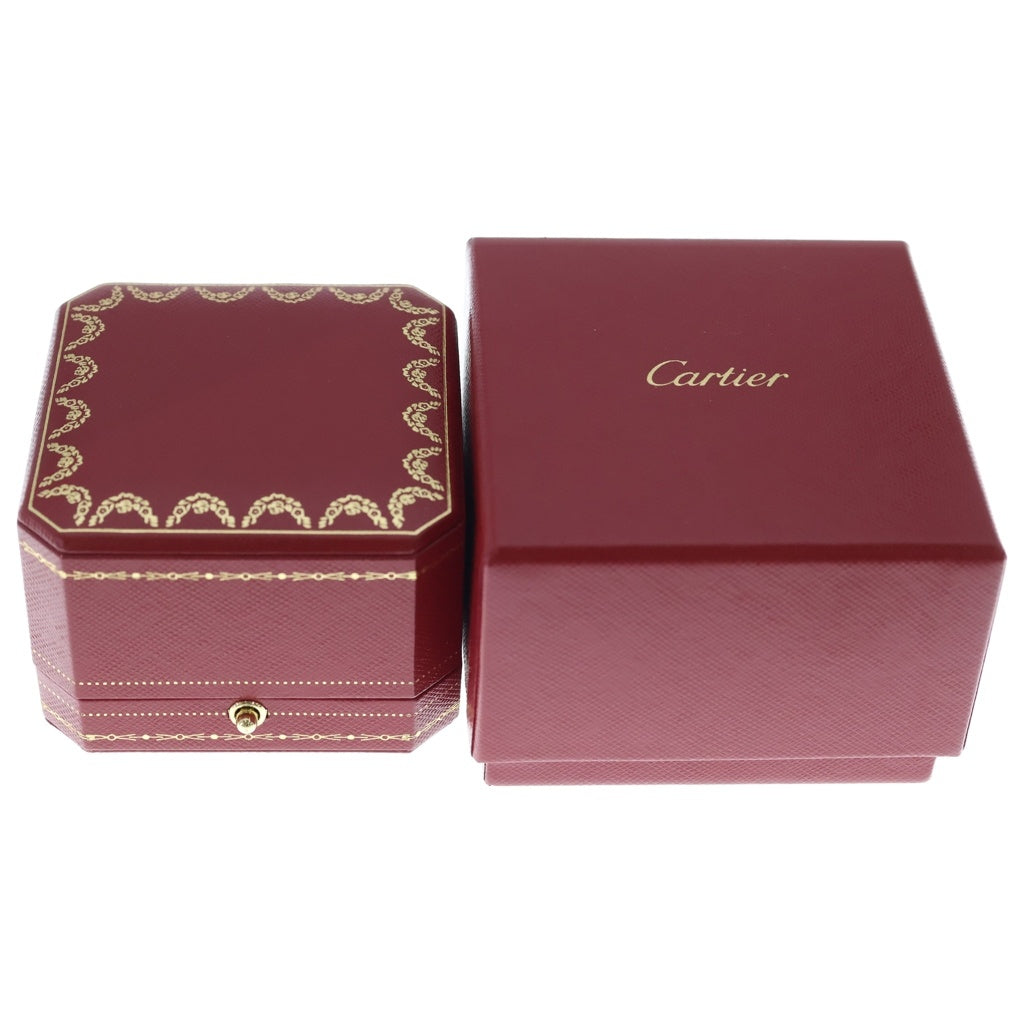 Cartier(カルティエ) トリニティ リング ホワイトゴールド/ブラック Au750WG/CE #50