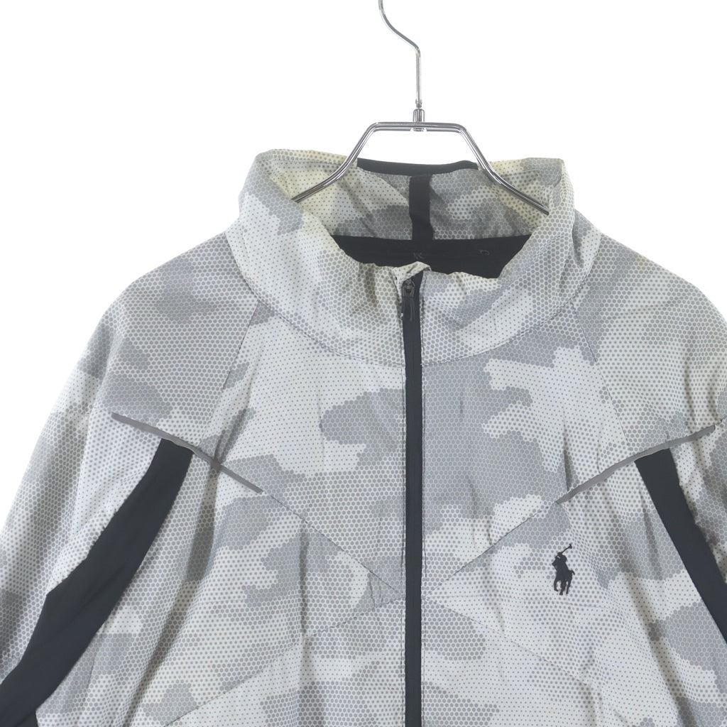 POLO RALPH LAUREN(ポロラルフローレン) 総柄プリント ジップアップジャケット グレー