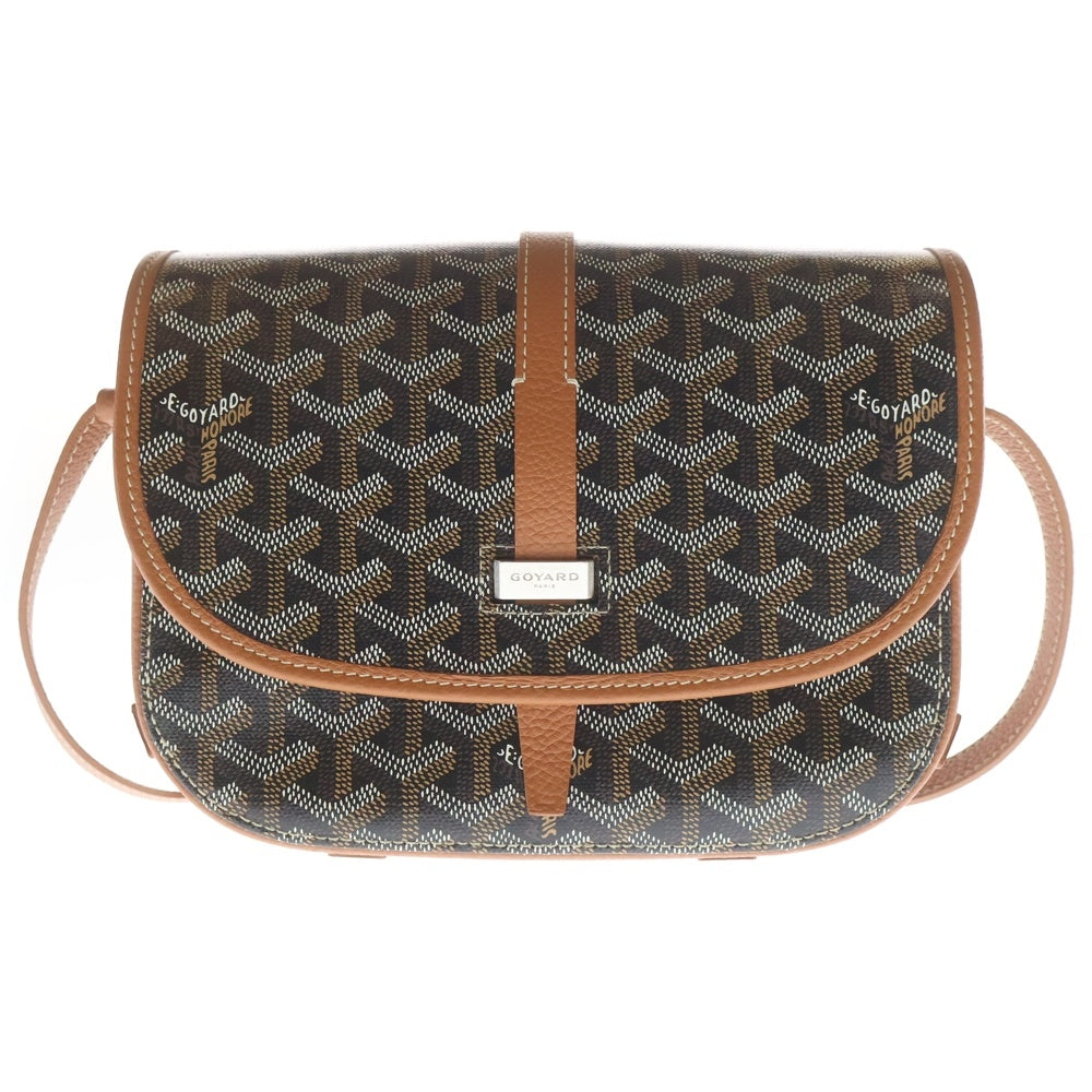 GOYARD(ゴヤール) ゴヤール ベルヴェデーレPM ショルダーバック ブラウン PVCレザー レディース