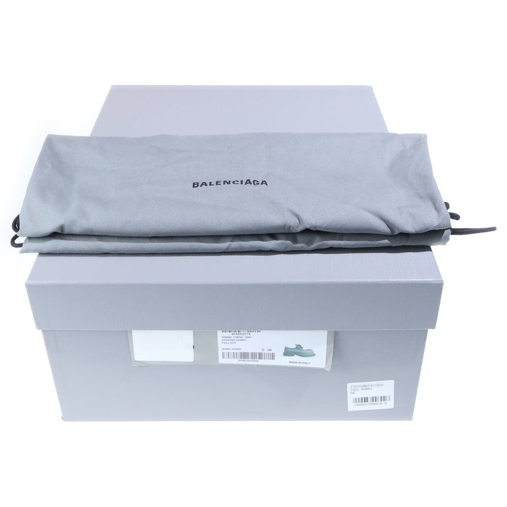 BALENCIAGA(バレンシアガ) STEROID DERBY ステロイド ダービー ラバー レースアップ ローカットシューズ グリーン 770703