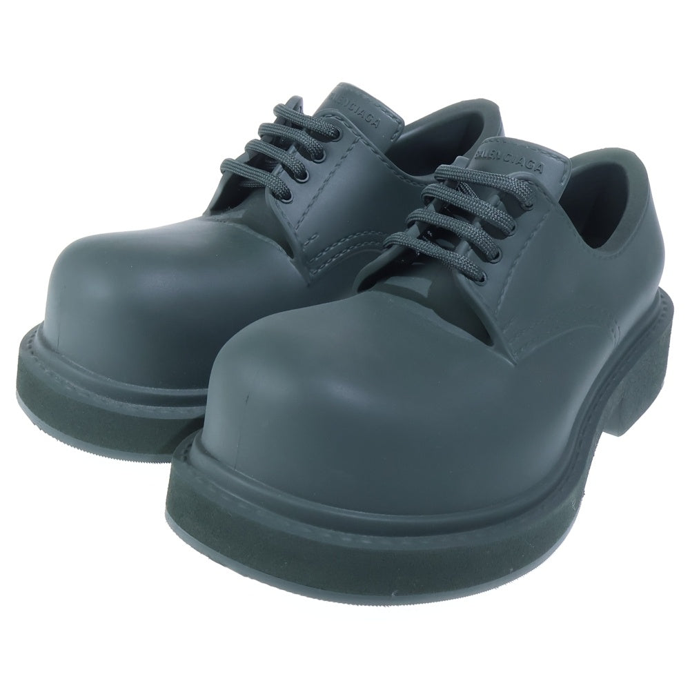 BALENCIAGA(バレンシアガ) STEROID DERBY ステロイド ダービー ラバー レースアップ ローカットシューズ グリーン レディース 770703