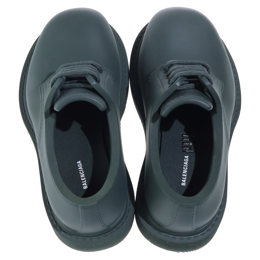 BALENCIAGA(バレンシアガ) STEROID DERBY ステロイド ダービー ラバー レースアップ ローカットシューズ グリーン レディース 770703