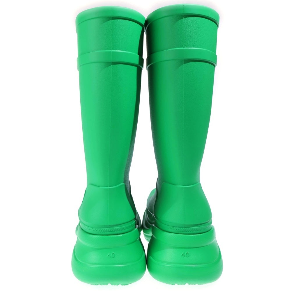 BALENCIAGA(バレンシアガ) RUBBER CROCS BOOTS ラバー クロックス ロングブーツ グリーン レディース 677388