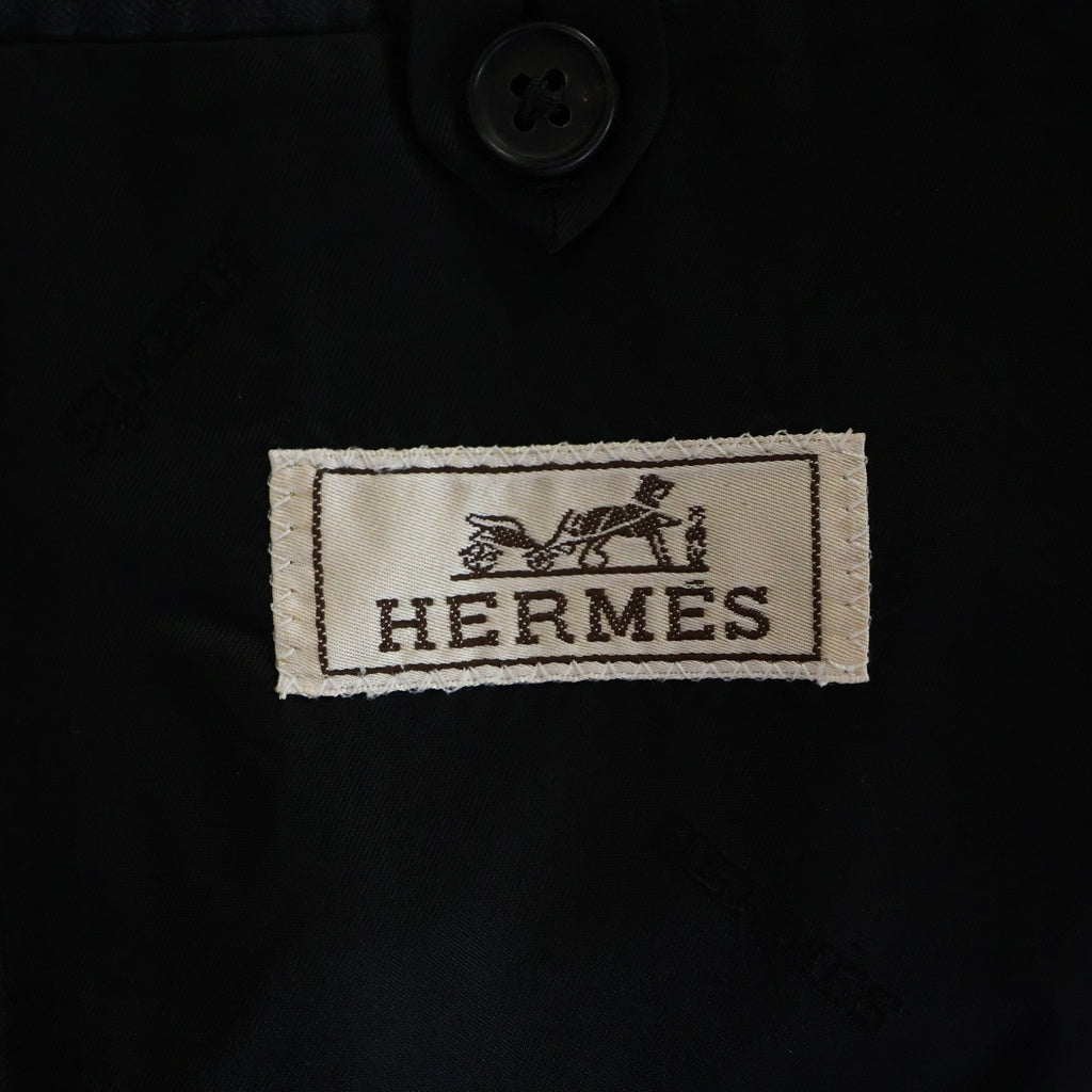 HERMES(エルメス) スーツセットアップ ストライプ ジャケット パンツ ブラック #48