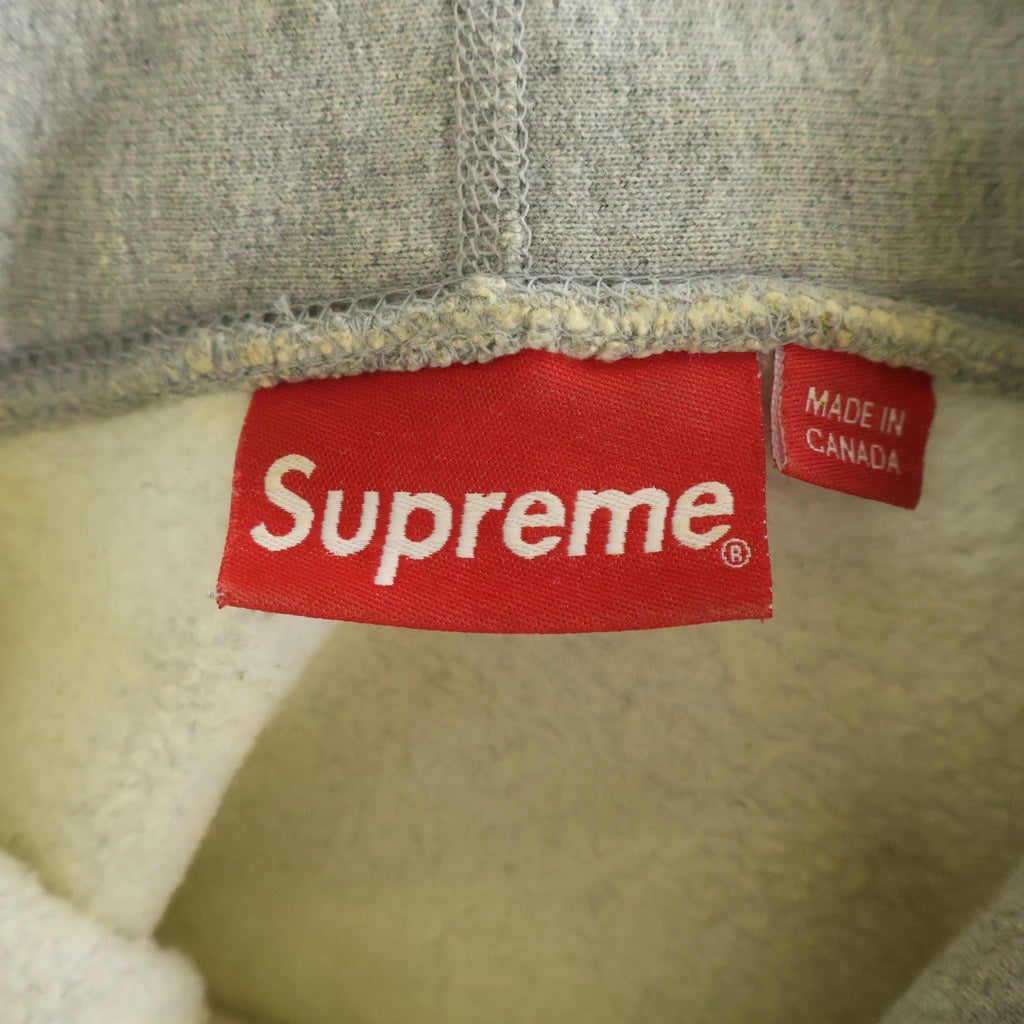 SUPREME(シュプリーム) ボックスロゴ パーカー フーディー グレー #L