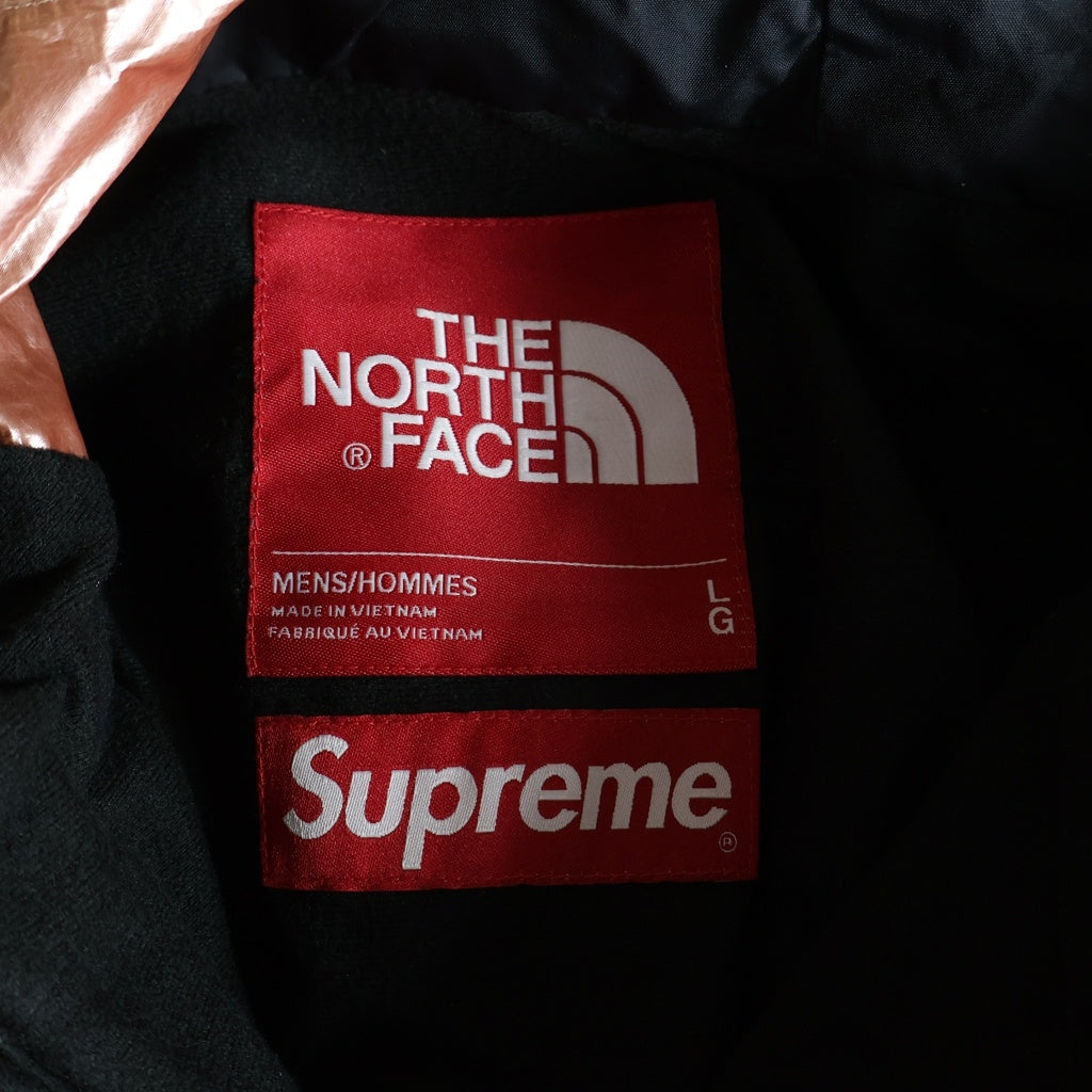 SUPREME(シュプリーム) Metallic Mountain Parka ナイロンジャケット ライトアウター ローズゴールド ピンク×ブラック #L