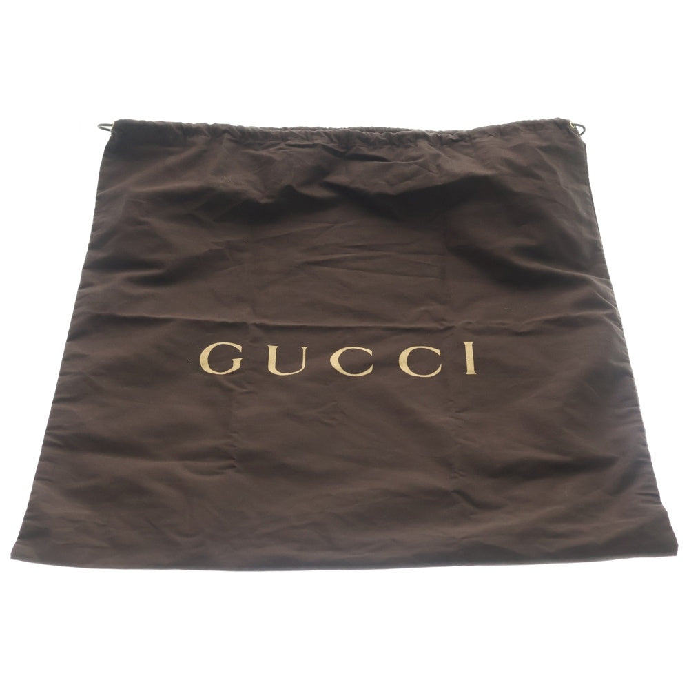 GUCCI(グッチ) グッチ GGスプリーム リバーシブル ハンドバッグ トートバッグ ブラック×ベージュ×グリーン レザー×PVC 368568 レディース