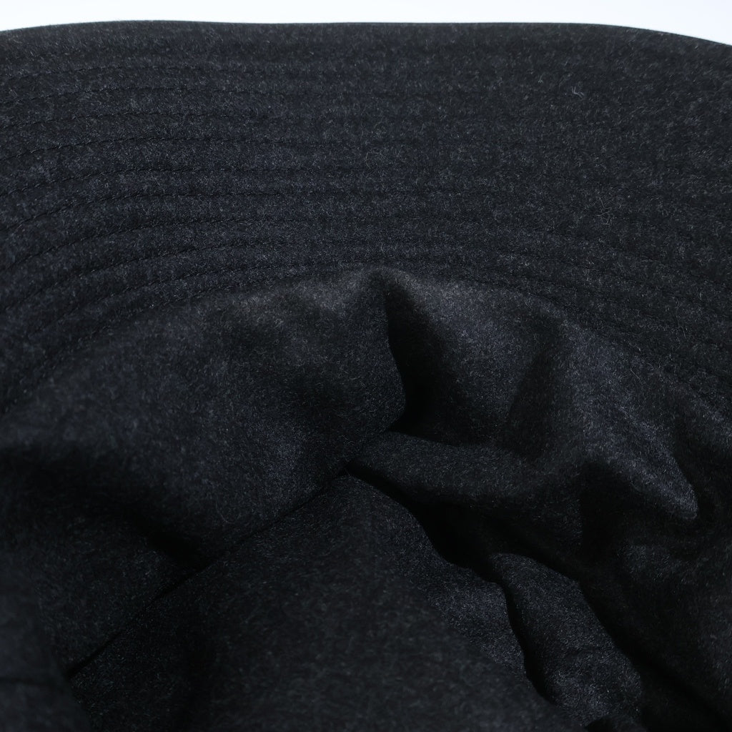 HERMES(エルメス) エルメス バケットハット ブラック レザー 58