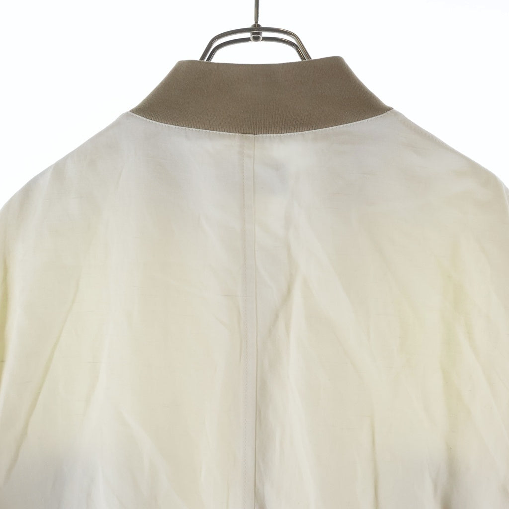 BRUNELLO CUCINELLI(ブルネロクチネリ) ブルネロクチネリ ジップアップブルゾン アイボリー 48 MD4806298JAP