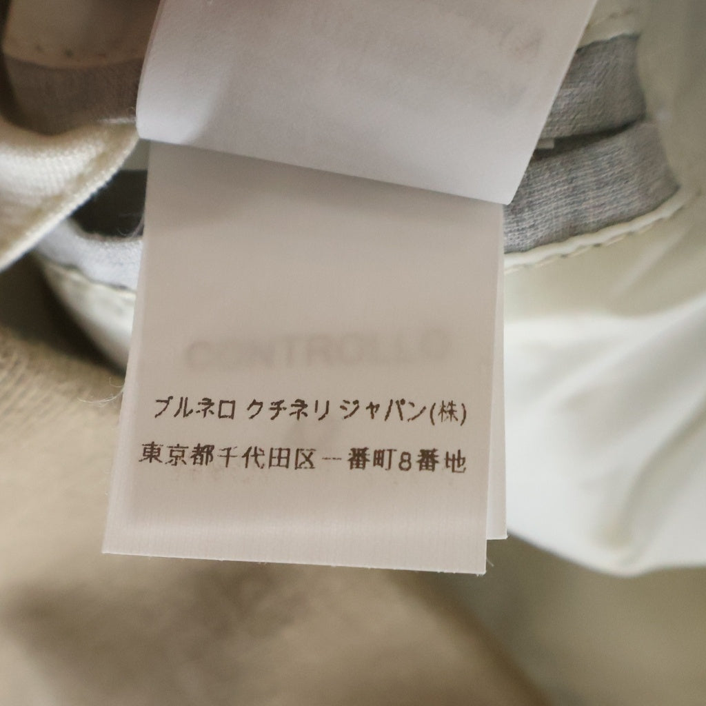 BRUNELLO CUCINELLI(ブルネロクチネリ) ブルネロクチネリ ジップアップブルゾン アイボリー 48 MD4806298JAP