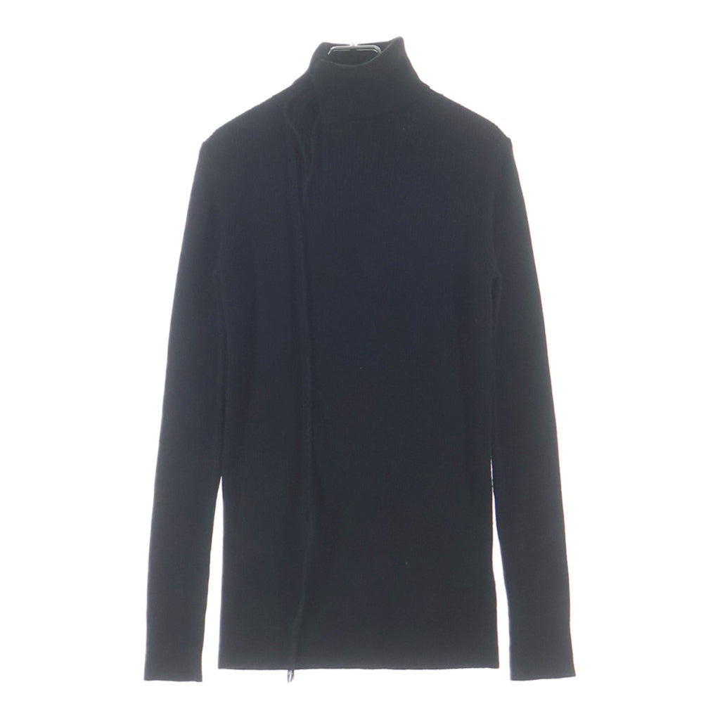 B Yohji Yamamoto(ビー ヨウジヤマモト) ヨウジヤマモト フロントスリットニットトップ ブラック 2 YU-K54-149 レディース