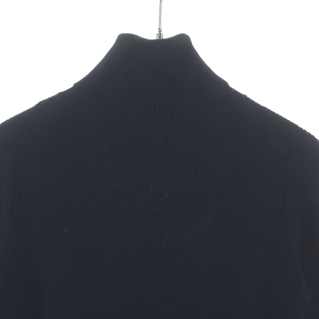 B Yohji Yamamoto(ビー ヨウジヤマモト) ヨウジヤマモト フロントスリットニットトップ ブラック 2 YU-K54-149 レディース