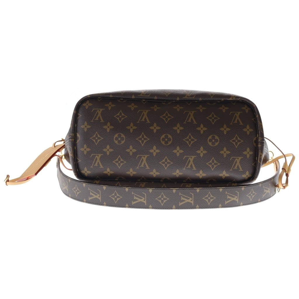 LOUIS VUITTON(ルイヴィトン) モノグラム ネヴァーフル インサイドアウトMM 2WAYバッグ ショルダーバッグ トートバッグ ハンドバッグ ブラウン×ピンク レザー M28376 ゴールド金具 レディース