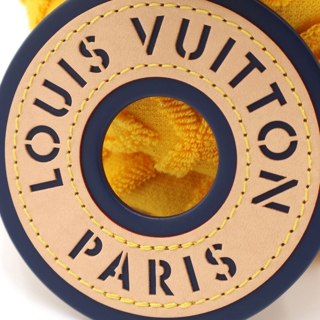 LOUIS VUITTON(ルイヴィトン) LVバケーション バイザプール バケット マンゴー ワンショルダーバッグ イエロー レザー M25144 シルバー金具 レディース