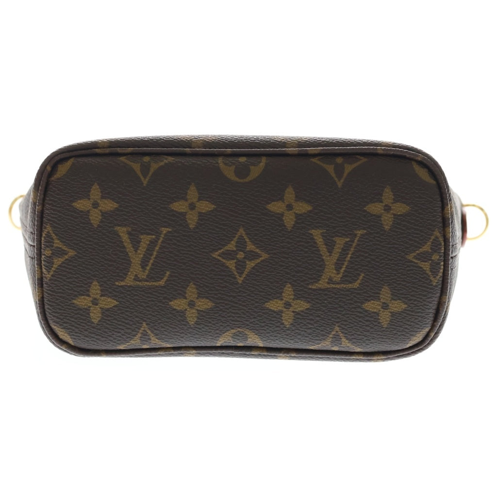 LOUIS VUITTON(ルイヴィトン) モノグラム ネヴァーフルBB 2WAYバッグ ショルダーバッグ ハンドバッグ ブラウン レザー×PVC M46705 ゴールド金具 レディース