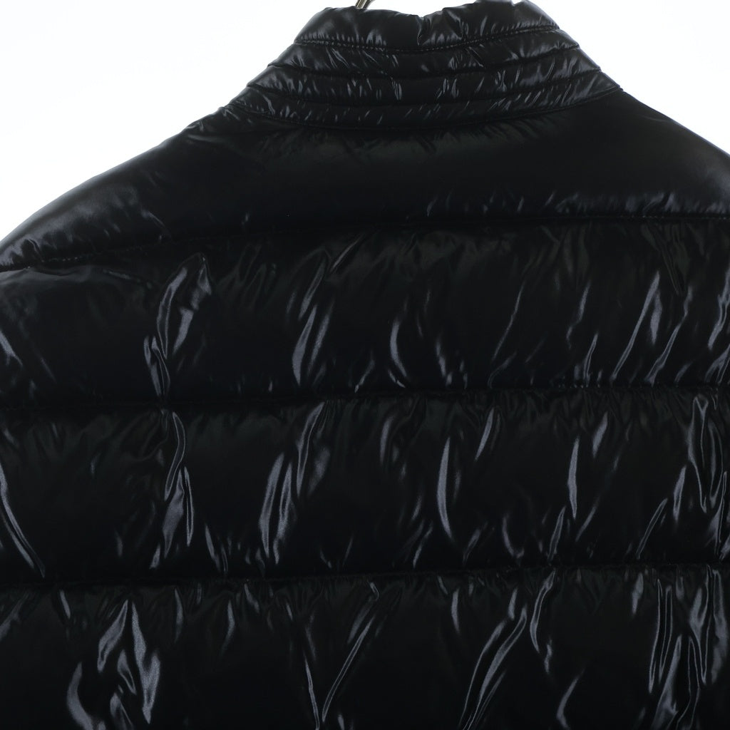 MONCLER(モンクレール) 20AW CAROUX ロゴプリント ジップアップ ダウンジャケット ブラック F20911A58100 68950