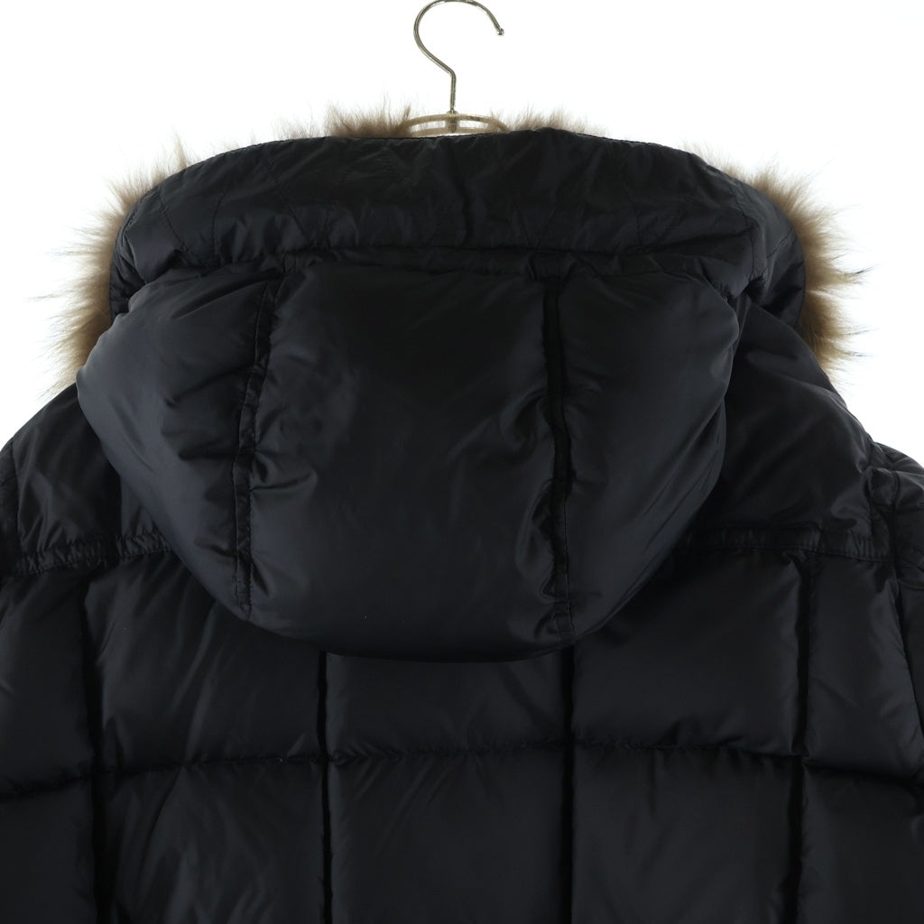 MONCLER(モンクレール) AFFTON アフトン ファーフーデッド ダウンジャケット コート ブラック 420914233025 54654