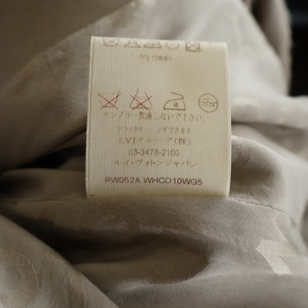 LOUIS VUITTON(ルイヴィトン) 05AW 10連ボタン ステンカラー ウールコート ベージュ レディース RW052A WHCO10WG5