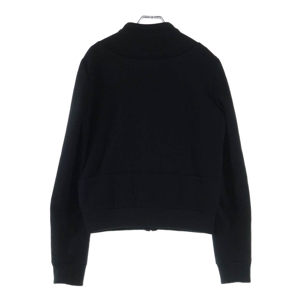 EMPORIO ARMANI(エンポリオアルマーニ) EAロゴピンズ付き ウール ジップアップ ジャケット ブルゾン ブラック EJPN20627399
