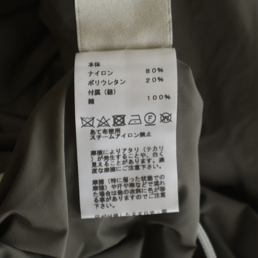 HERMES(エルメス) バイカラー ナイロン フーデッド ジップアップ ジャケット パーカー オレンジ/ベージュ