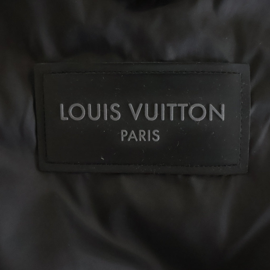 LOUIS VUITTON(ルイヴィトン) 11AW モノグラム総柄プリント ナイロン ジップアップ フーデッド ジャケット カーキ RM112M MTPK42P1L
