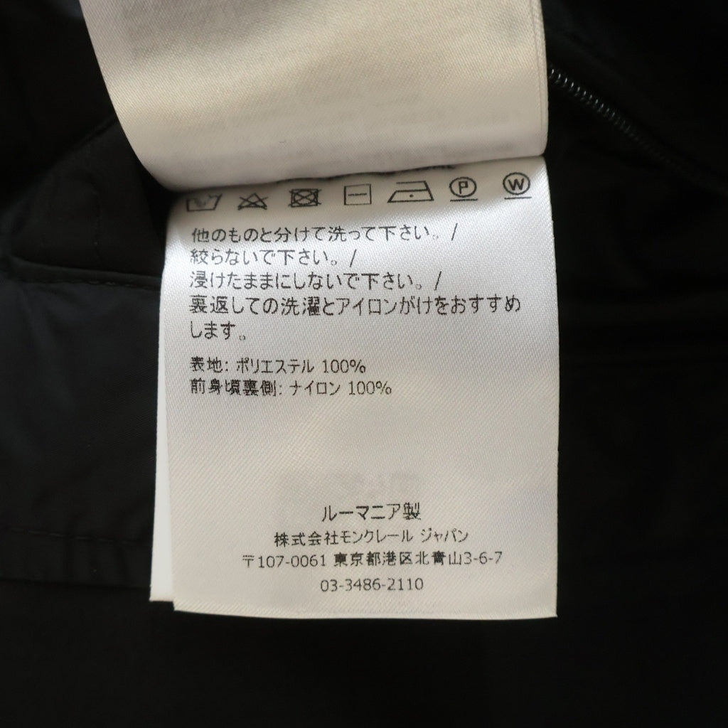 MONCLER(モンクレール) ナイロンコート ライトジャケット ブラック #4 F10911C70300