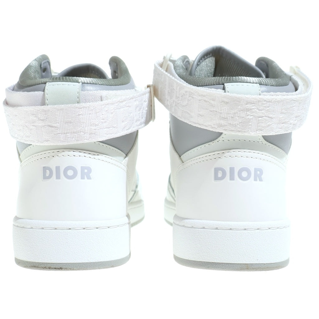 Christian Dior(クリスチャンディオール) B27 ミッドトップ スニーカー オブリーク ホワイト