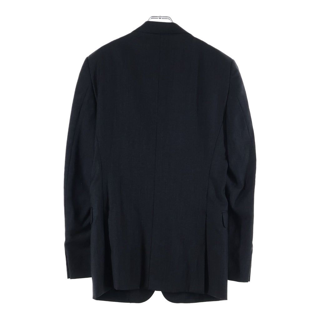 GUCCI(グッチ) セットアップスーツ ウール ピークドラペル 2B テーラードジャケット ノータック スラックスパンツ グレー 166367