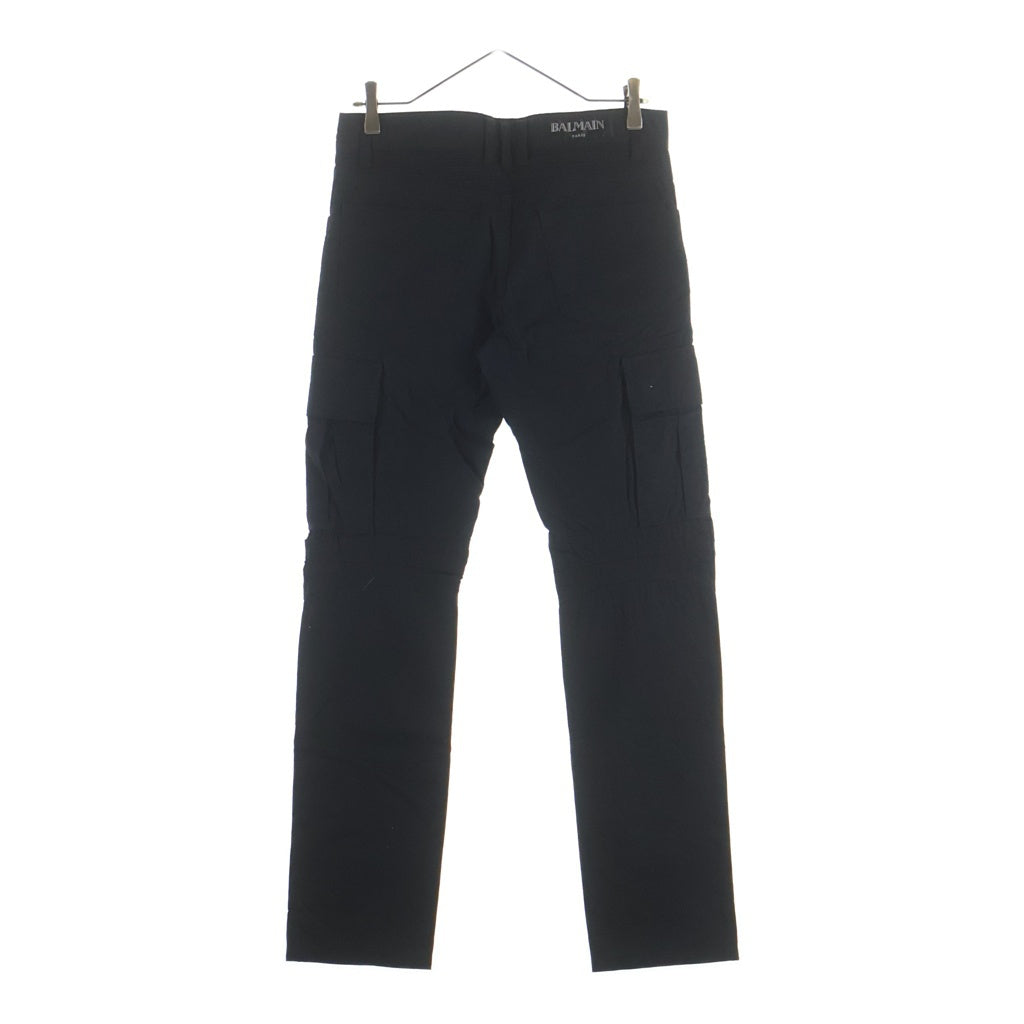 BALMAIN(バルマン) バイカー テーパード カーゴ パンツ ブラック