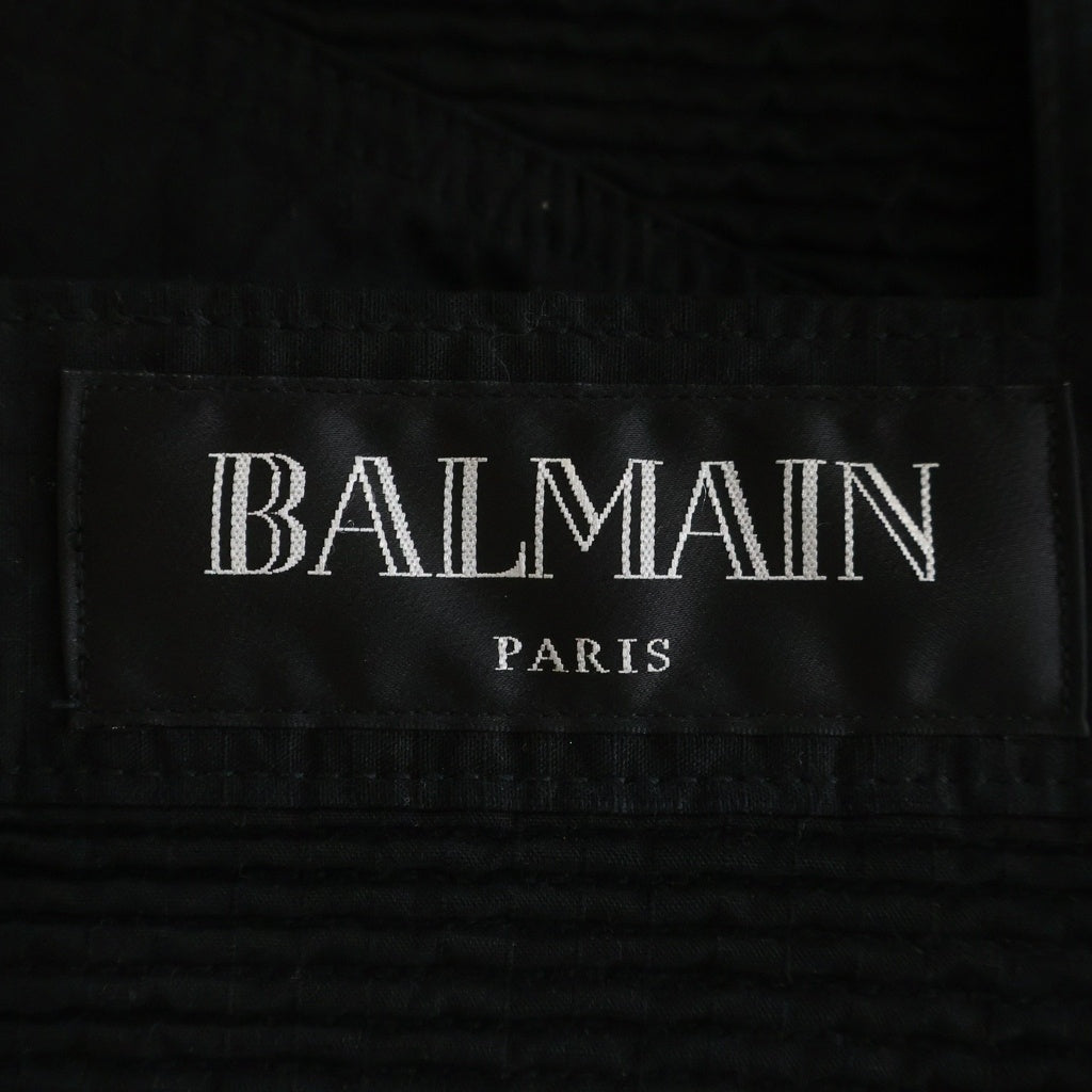 BALMAIN(バルマン) バイカー テーパード カーゴ パンツ ブラック